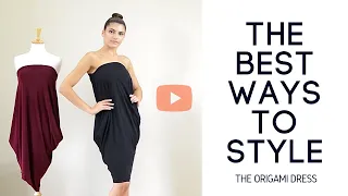 How To Style The Origami Travel Dress Top Skirt Halter by Diane Kroe