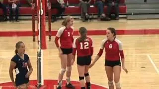 West Aurora vs Naperville Central Girls Volleyball October 2, 2012