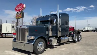 2022 Peterbilt 389 - Medium Arcadia Blue (ie Gorgeous!) FOR SALE - Keith Couch 970-691-3877