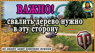 ЭТО ДЕРЕВО ВСЕ валят не туда, а потом жалуются на сливы. Оверлорд Карта-WOT WORLD of TANKS