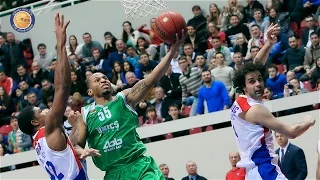 UNICS vs. CSKA Highlights Jan 25, 2015