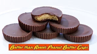 How to make Better than Reese's Peanut Butter Cups from Scratch for Cheap