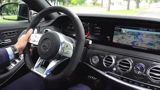 2019 Mercedes AMG S63 4MATIC + BRUTAL Drive Review S Class Sound Acceleration Exhaust