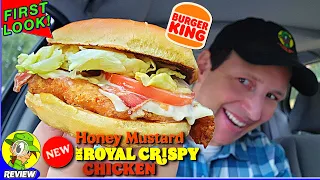 Burger King® HONEY MUSTARD BK® ROYAL CRISPY CHICKEN SANDWICH Review 🍔👑🍯🐔 ⎮ Peep THIS Out! 🕵️‍♂️
