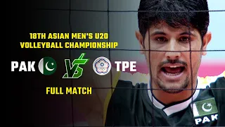 [ RE-RUN FULL MATCH ] PAKISTAN VS CHINESE TEIPEI : 18TH ASIAN MEN U20 VOLLEYBALL CHAMPIONSHIP