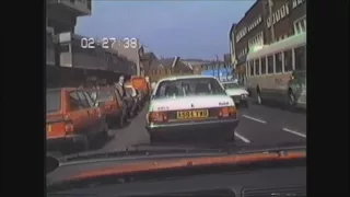 No 25  Dashcam 1987 Style           Doncaster Road To The Bullring  Wakefield  5.5.87