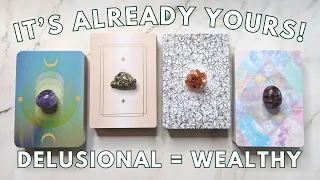 You’re WEALTHY AF! (how to be delusional in your money manifestations) 💫💸 PICK A CARD