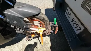 DIY MOTORCYCLE TOW HITCH