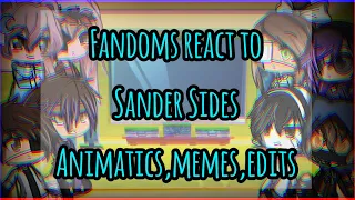 Fandoms react to “Sanders Sides” part 6