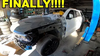 Rebuilding a Wrecked 2021 Dodge Durango SRT Hellcat  Pt11