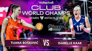 Tijana Bošković vs Isabelle Haak | ECZ vs CON | Highlights | World Club Championship 2022 | HD