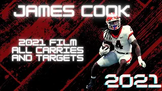 James Cook 2021 Film - All Carries and Targets