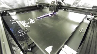 Ender 5 Plus 3D Print Timelapse - Articulated Lizard v2