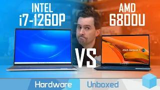Enormous Performance Gains - AMD Ryzen 7 6800U vs Intel Core i7-1260P
