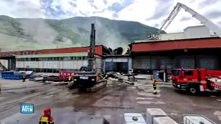 Incendio Bolzano: distrutta azienda ricariche auto elettriche