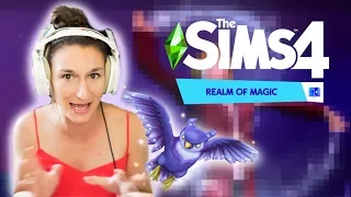 The Sims 4 Realm of Magic LIVE TRAILER REACTION (what is this sorcery??)