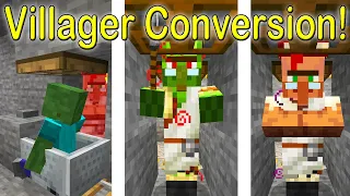 Zombie Villager Conversion - SUPER EASY - Minecraft Tutorial