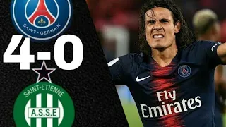 PSG Vs St. Etienne 4 - 0, full Highlights 15/09/2018