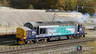 Class 37716 Start up @ Doveholes 4th November 2021.    #arthurgrowler