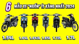 6 mẫu xe số "NGỐN" ít XĂNG nhất VIỆT NAM năm 2024 ▶️ Giá cực RẺ  - Tiết kiệm XĂNG 🔴 TOP 5 ĐAM MÊ