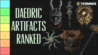 Ranking ALL DAEDRIC ARTIFACTS in Skyrim AE!