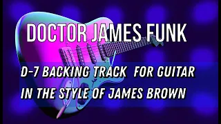 James Brown Funk Guitar Backing Track in D-7