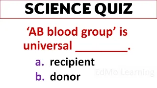 SCIENCE QUIZ. Circulatory System.