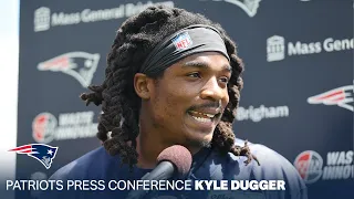 Kyle Dugger: "I have a lot of room to grow." | New England Patriots Press Conference