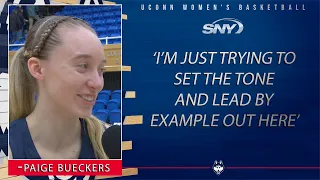 UConn vs Seton Hall: Paige Bueckers on 'setting example' for her UConn teammates | UConn Post Game