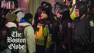 Boston police arrest Emerson College pro-Palestine protestors at tent encampment