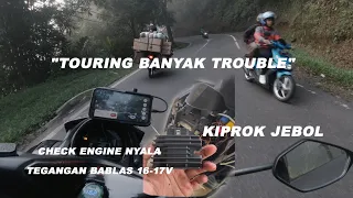 Touring Jakarta-Citambur Cianjur Selatan Motor Banyak Trouble #1
