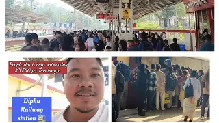 Huge crowd Diphu station 🚉| | KYF50YRS witnessing | | Huge crowd Diphu station 🚉