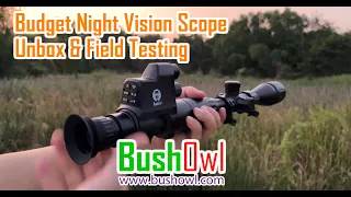 The Best Budget Hunting Night Vision Scope Clip On Unbox Night Shoot & Review Day-Starlight-Infrared