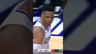 Russell Westbrook With The Big Block 😤 | LA Clippers