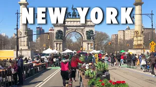 Walking New York City: Crown Heights to Prospect Park in Brooklyn【4K】