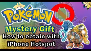 Pokemon Mystery Gift Exploit With iPhone Hotspot