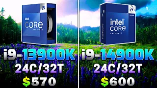 Core i9 14900K vs Core i9 13900K | PC Gameplay Benchmark Tested | Worth the Upgrade?