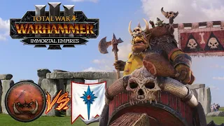 Welcome to Stone Enge'  | Greenskins vs  High Elves - Total War Warhammer 3