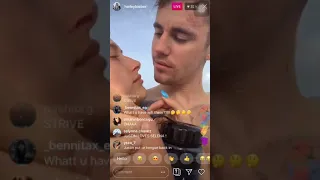 Hailey and Justin live stream 16/08/2019