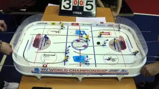 Table hockey Saint Petersburg open 2015 Final German Fokin Maxim Borisov match 1