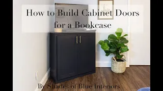 How to Make Cabinet Doors for a Bookcase