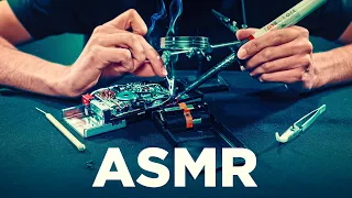 ASMR Fixing Vintage Electronic Device ⚙️ (+ Cleaning) NO TALKING