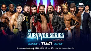 WWE Survivor Series 2021 - Raw vs SmackDown Elimination Match - Team Raw vs Team SmackDown Match HD