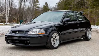 Building a CLEAN K-Swap Sleeper CIVIC in 10 minutes!