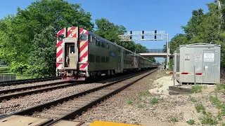 Lost Movie: Partial Metra Morning Rush Hour At Highlands On June 14, 2022