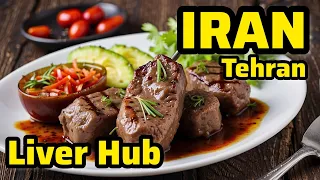 Sheep Liver Kebab Hob | Square Bahman IRAN Tehran 2024 🇮🇷 ۱۴۰۲ ایران