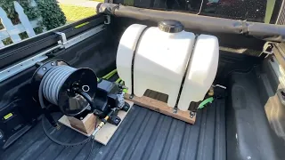 Mobile detailing water tank pressure washer setup DIY - 2022 Ford Maverick