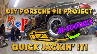 QuickJack 5000SLX Setup & Lift Aircooled Porsche 911