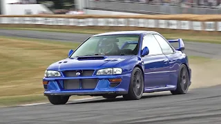 400HP Prodrive P25 Subaru Impreza 22B Restomod - Lovely 2.5L Turbo Boxer SOUNDS @ FoS Goodwood!