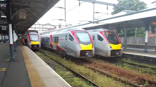 Trains at Norwich Station